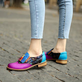 Zapatos de cuero con borlas Wonderland Brogue